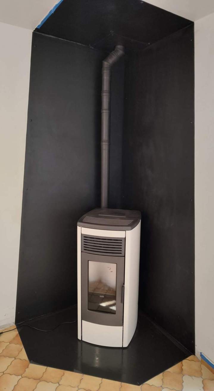 Plaque de protection de poêle métallique Le Monastier-sur-Gazeille